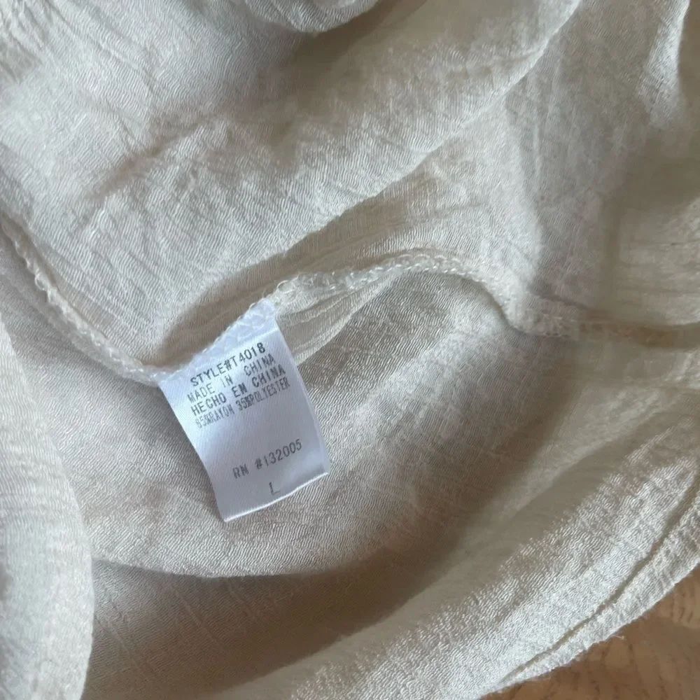 Cream Ruffle Tunic  - Picture 9 of 10